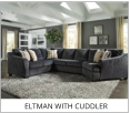 ELTMAN WITH CUDDLER SECTIONAL