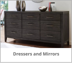 Ashley Dressers and Mirrors at Jerry's Furniture in Jamestown ND