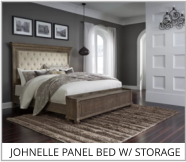 Johnelle Panel Bed w/ Storage