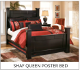 Shay Queen Poster Bed