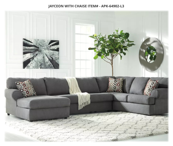 JAYCEON WITH CHAISE ITEM# - APK-64902-L3