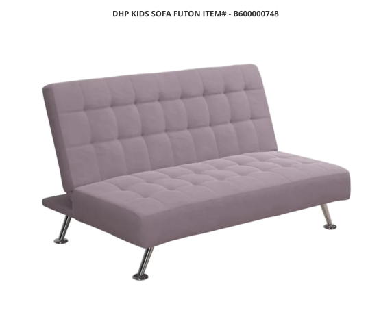 DHP Kids Sofa Futon ITEM# - B600000748