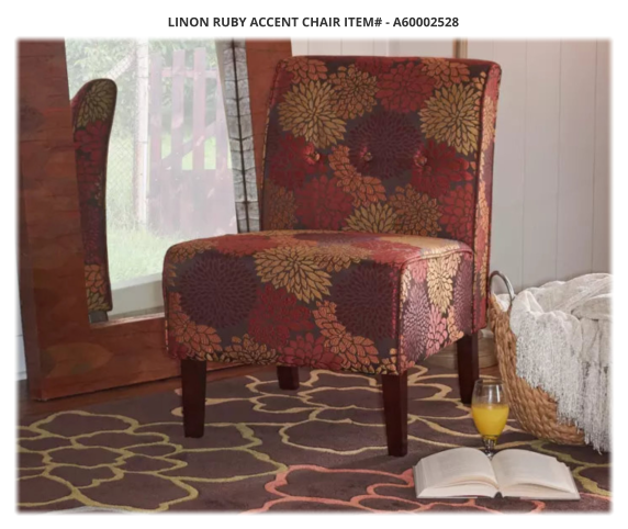 Linon Ruby Accent Chair ITEM# - A60002528