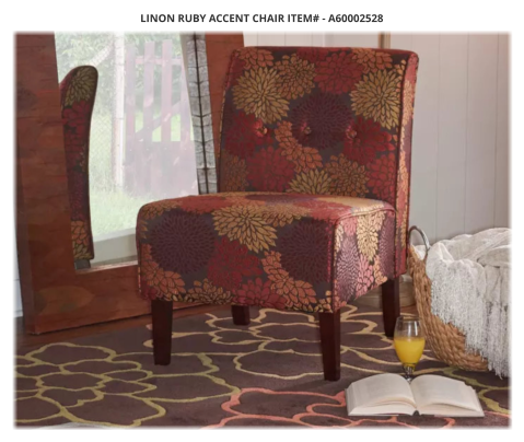Linon Ruby Accent Chair ITEM# - A60002528