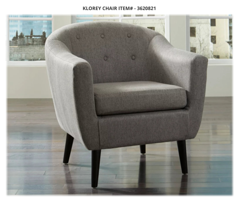 Klorey Chair ITEM# - 3620821