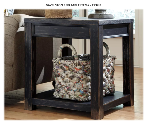 Gavelston End Table ITEM# - T732-2