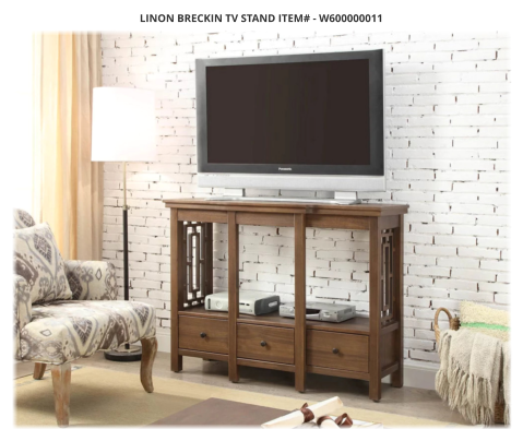 Linon Breckin TV Stand ITEM# - W600000011